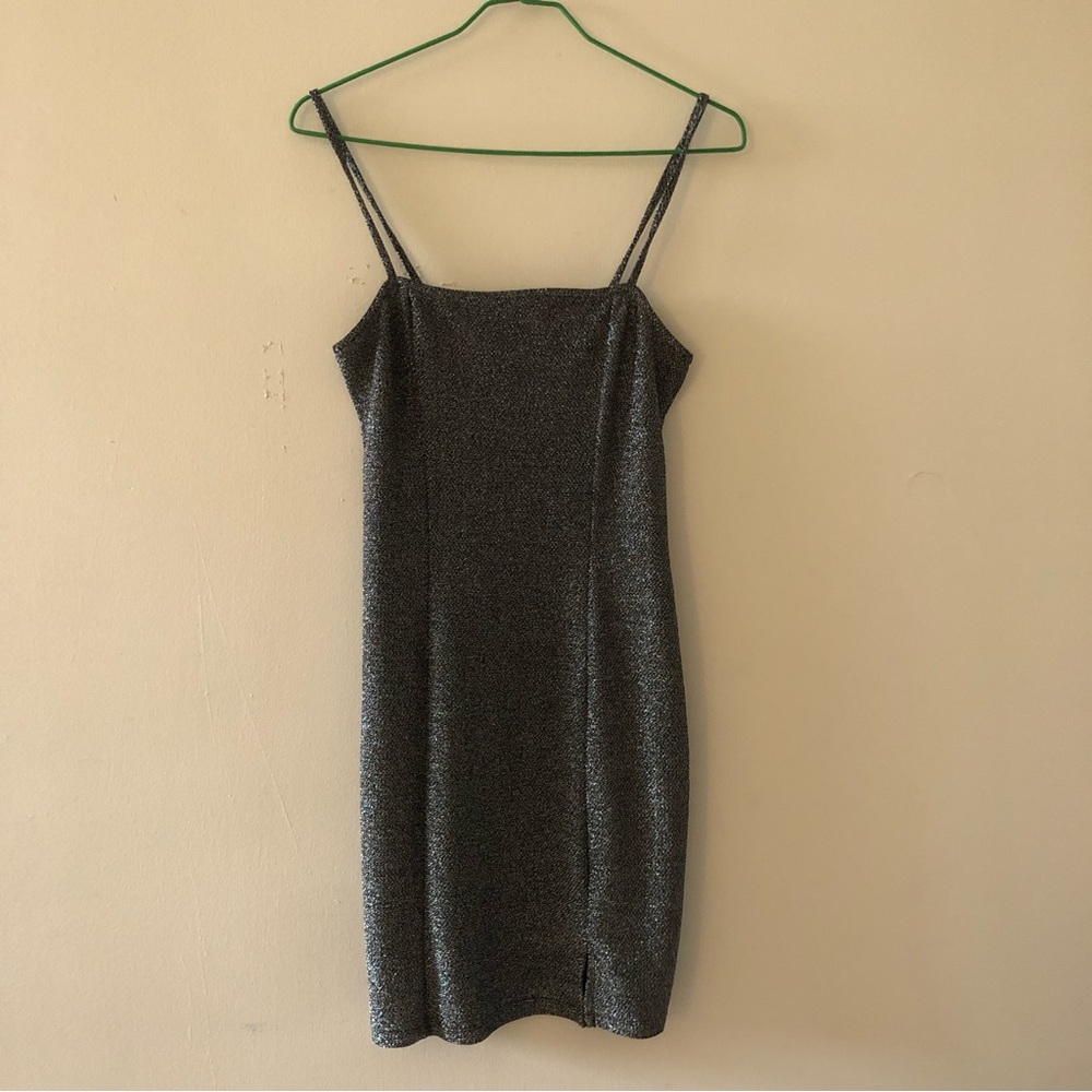 Silver shimmer dress
